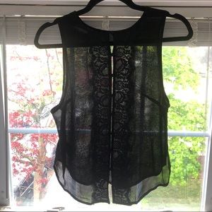 UO sheer lace top